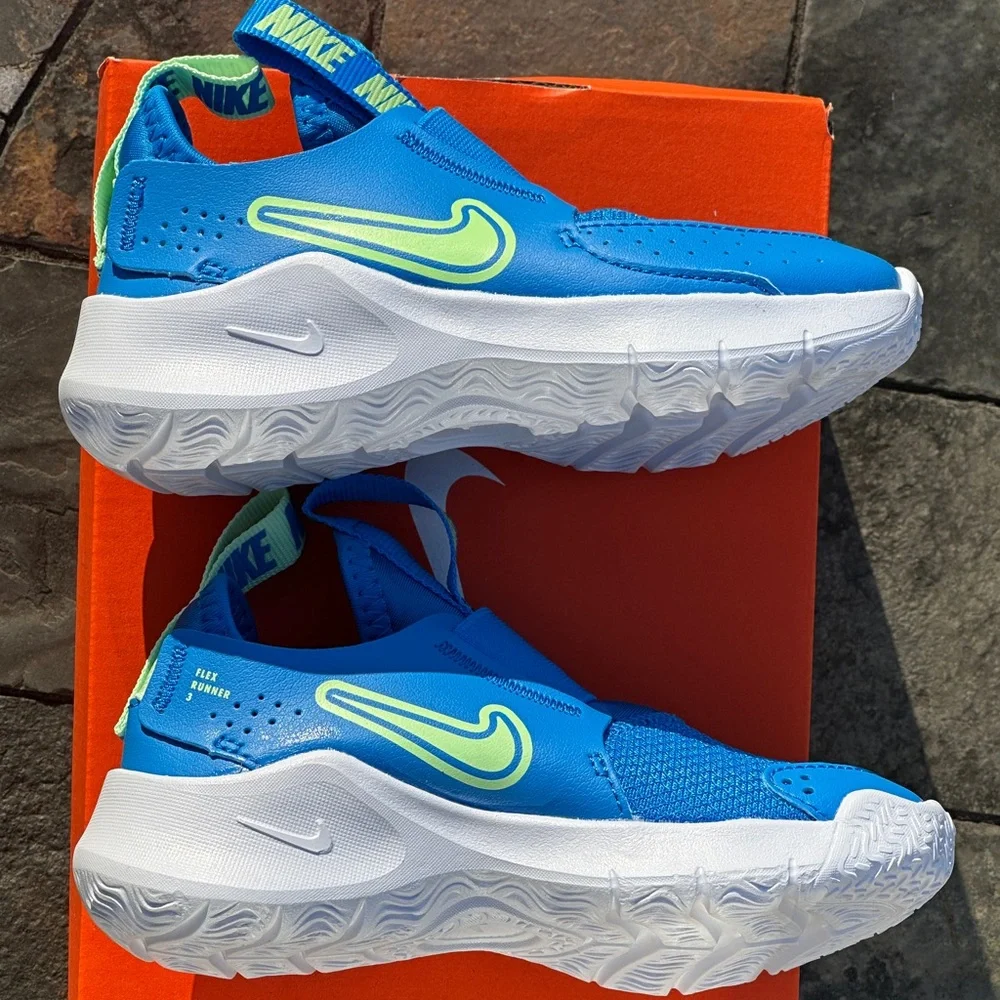 NEW Nike Kids Flex Runner 3 Preschool Casual Sneaker - Size Little Kid 9C